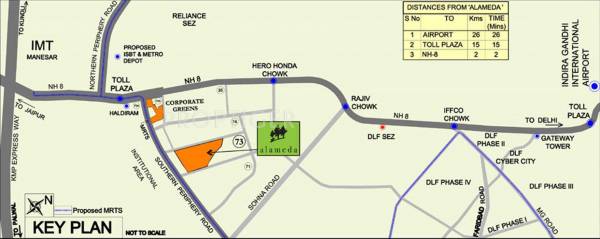 Images for Location Plan of DLF Alameda Images for Location Plan of DLF Alameda