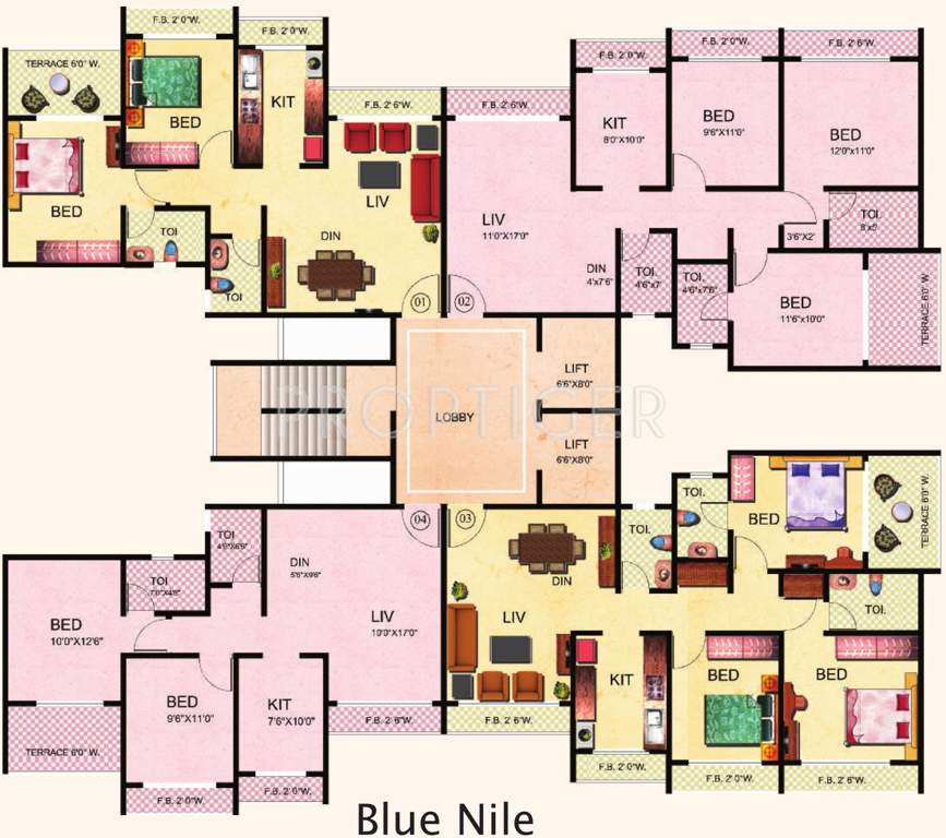 Images for Cluster Plan of Tharwani Constructions Riverdale