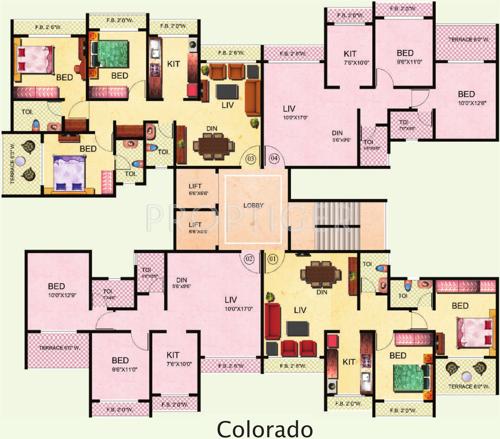 Images for Cluster Plan of Tharwani Constructions Riverdale