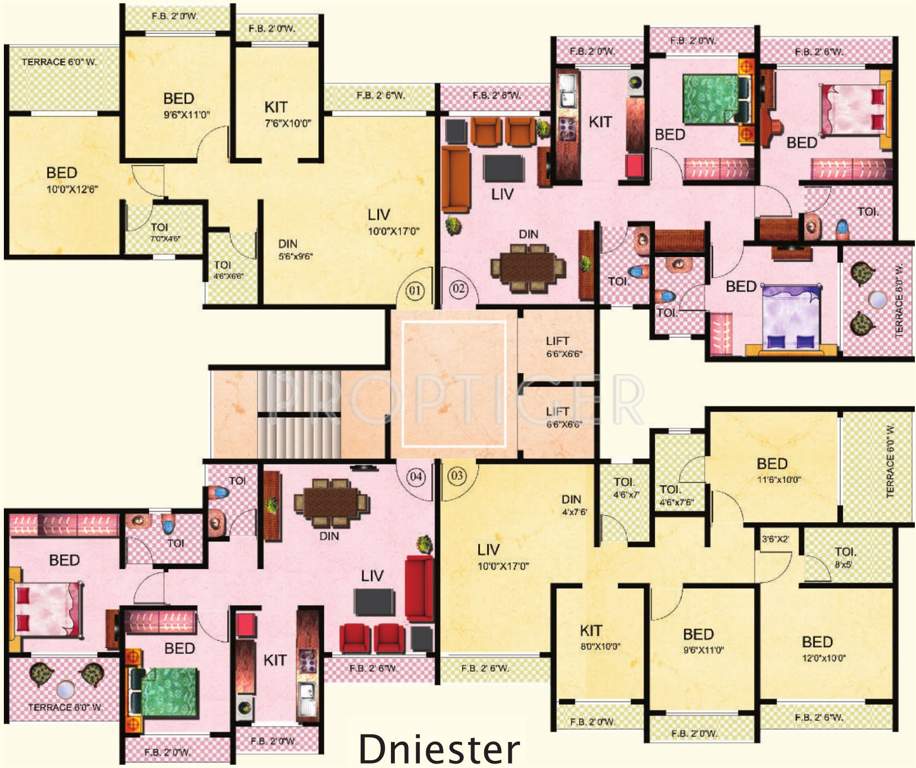 Images for Cluster Plan of Tharwani Constructions Riverdale