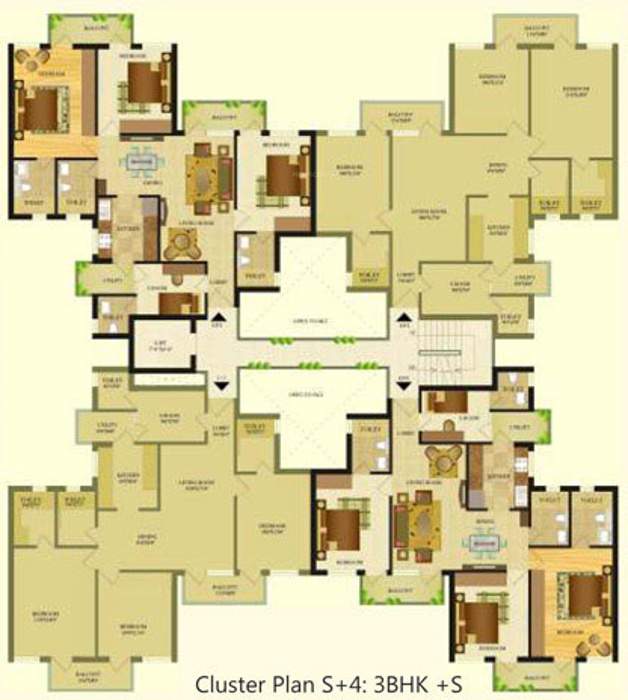 royal greens Images for Cluster Plan of Sare Royal Greens