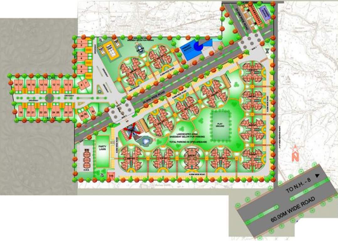  heights Images for Layout Plan of The Antriksh Heights
