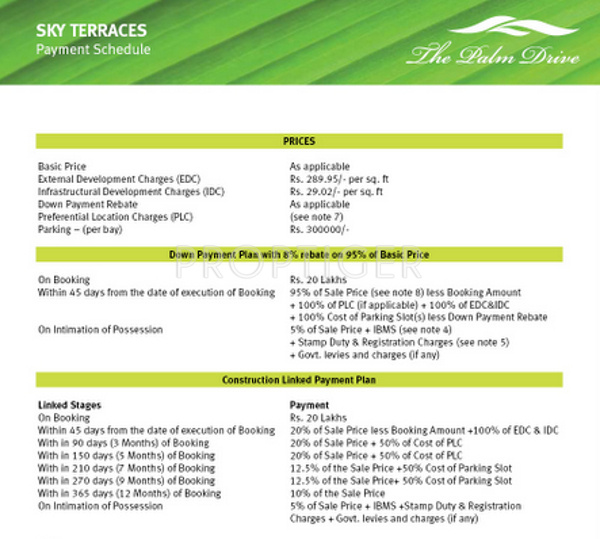 Images for Payment Plan of Emaar Sky Terraces
