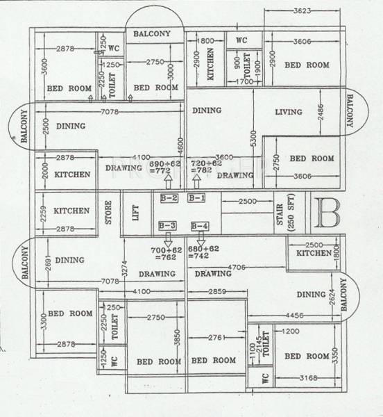 Images for Cluster Plan of Vibgyor Kings Hut