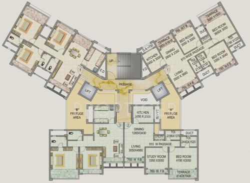 Images for Cluster Plan of Concrete Sai Saakshaat