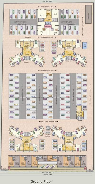 sai saakshaat Images for Cluster Plan of Concrete Sai Saakshaat
