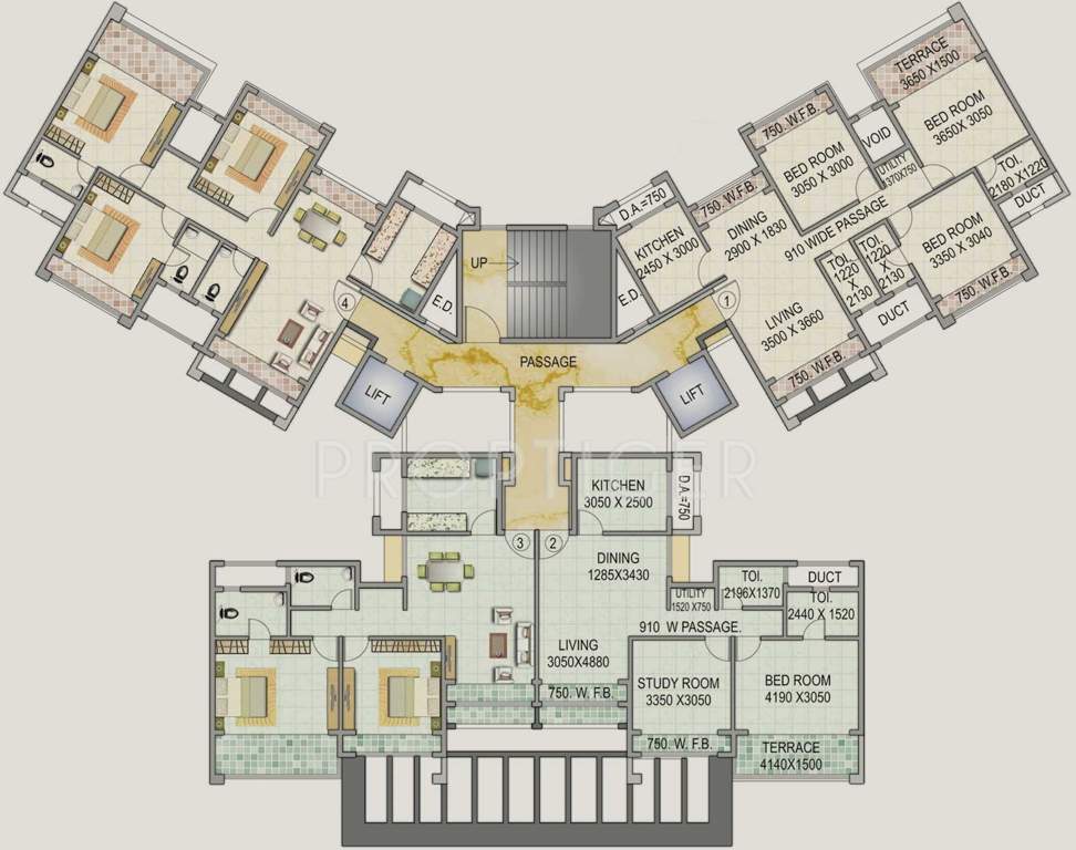 sai saakshaat Images for Cluster Plan of Concrete Sai Saakshaat