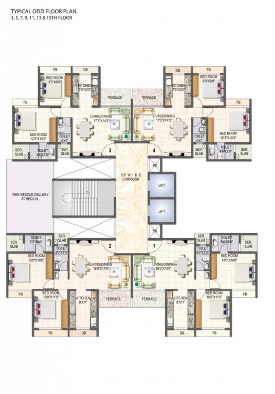  daffodils Daffodils Cluster Plan
