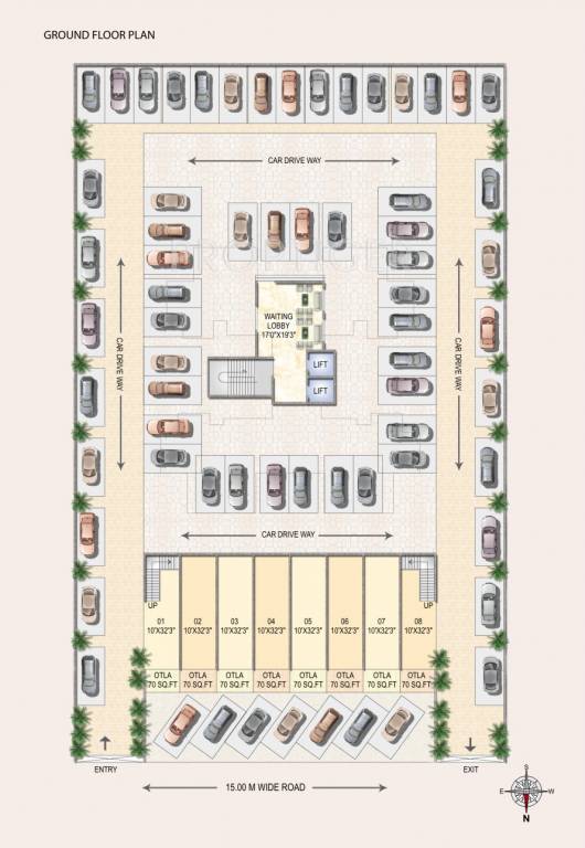 Images for Cluster Plan of Swaraj Daffodils