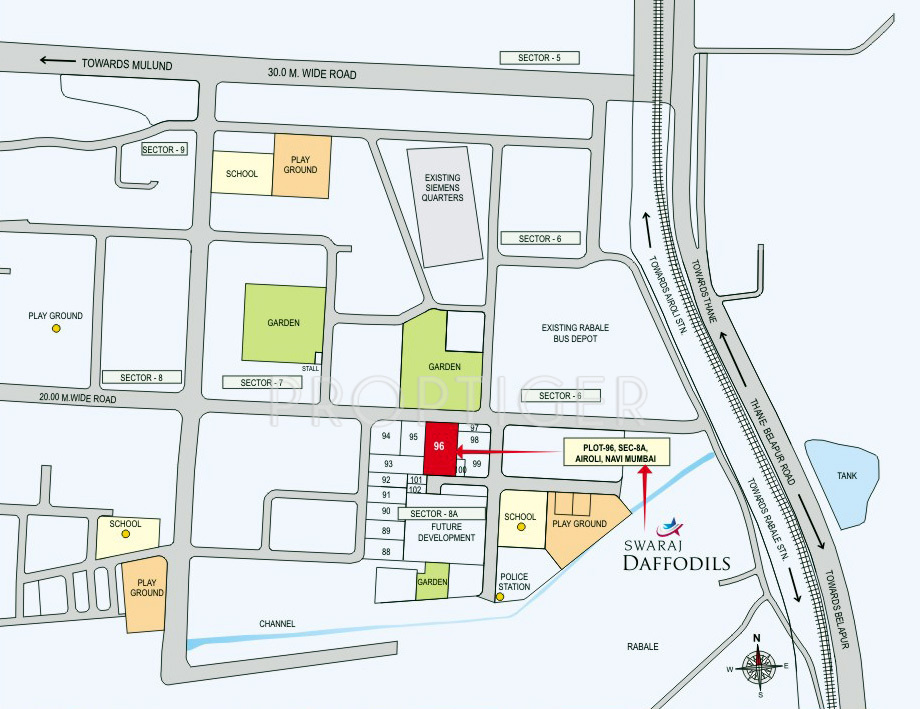 Images for Location Plan of Swaraj Daffodils