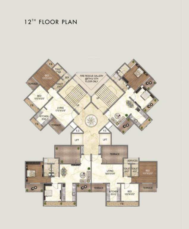  elite grandeur tower 1 Cluster Plan