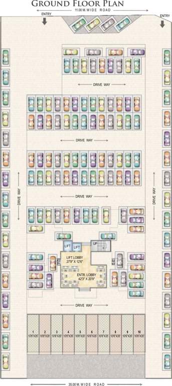  sai spring Images for Cluster Plan of Paradise Sai Spring