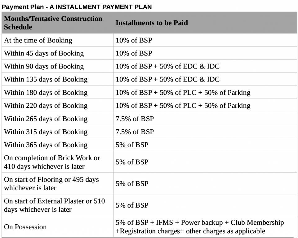 Images for Payment Plan of Mapsko Group Mount Ville Payment Plan