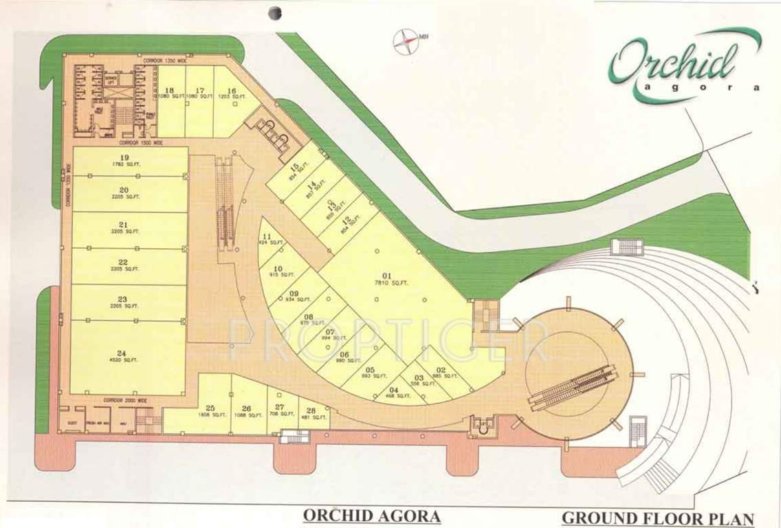  agora shops Images for Cluster Plan of Vipul Agora Shops