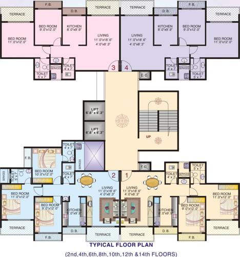 Images for Cluster Plan of Juhi Bhumika Residency