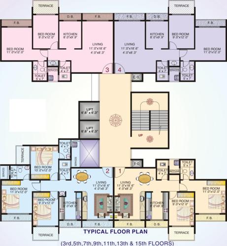 Images for Cluster Plan of Juhi Bhumika Residency