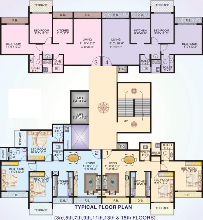 Images for Cluster Plan of Juhi Bhumika Residency