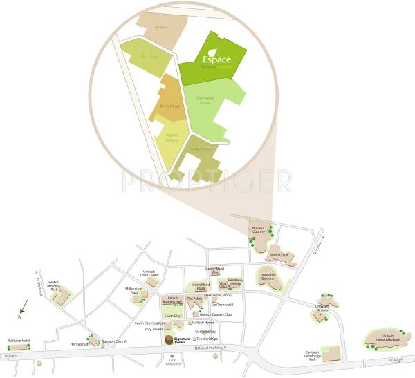Images for Location Plan of Unitech Espace Nirvana Country Images for Location Plan of Unitech Espace Nirvana Country