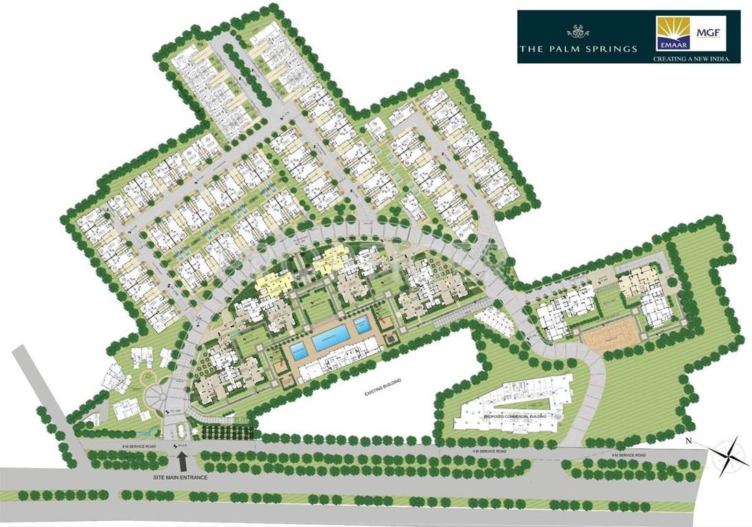Images for Master Plan of Emaar The Palm Springs Villa