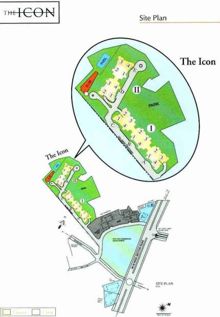  the-icon Images for Site Plan of DLF The Icon