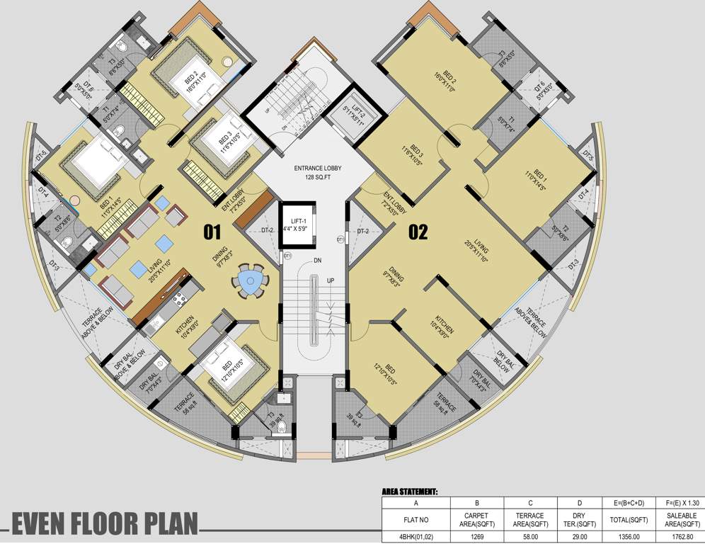  crest avenue Images for Cluster Plan of Kirti Crest Avenue