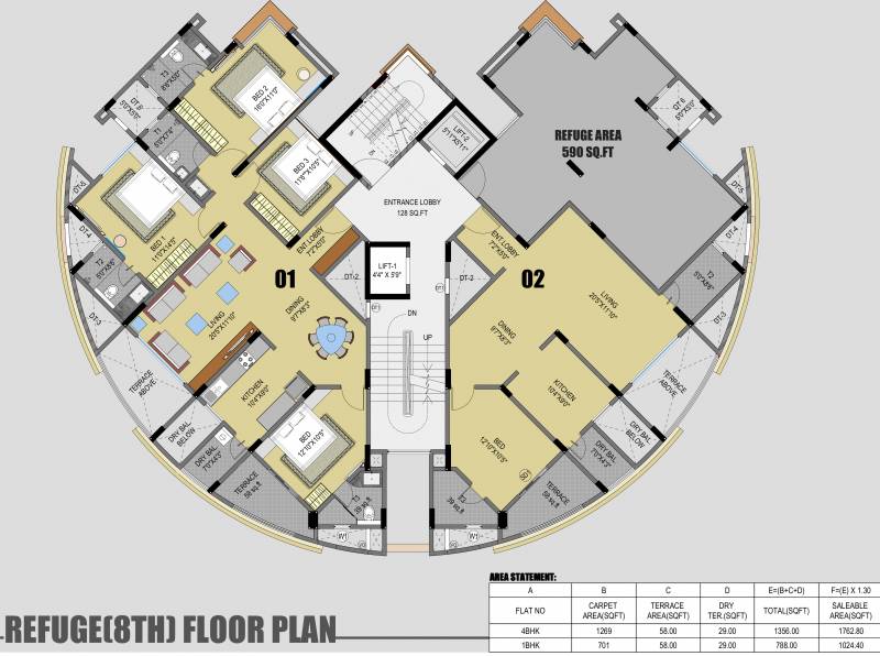  crest-avenue Images for Cluster Plan of Kirti Crest Avenue