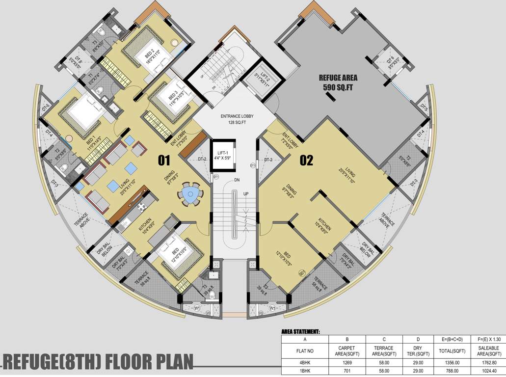 crest avenue Images for Cluster Plan of Kirti Crest Avenue