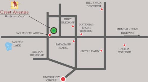  crest-avenue Images for Location Plan of Kirti Crest Avenue