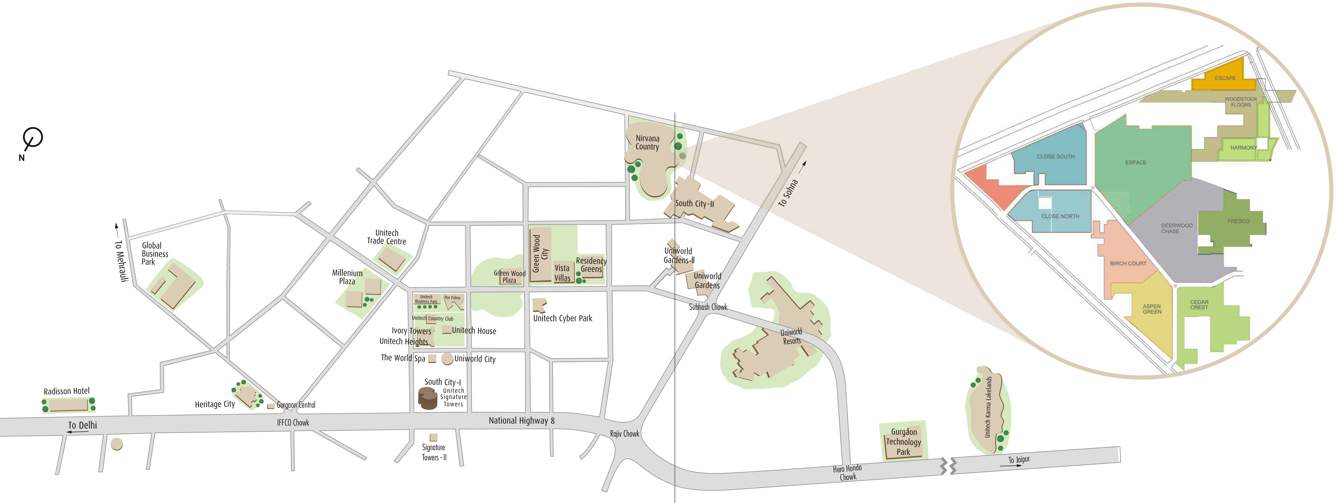 Images for Location Plan of Unitech Woodstock Floors