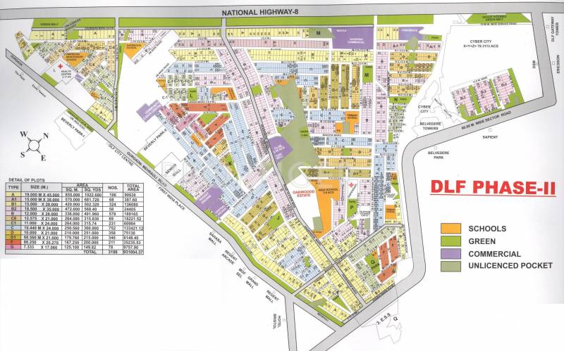  phase-2 Images for Site Plan of DLF Phase 2