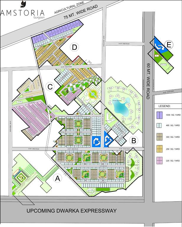 Images for Master Plan of BPTP Amstoria Lutyens Plots
