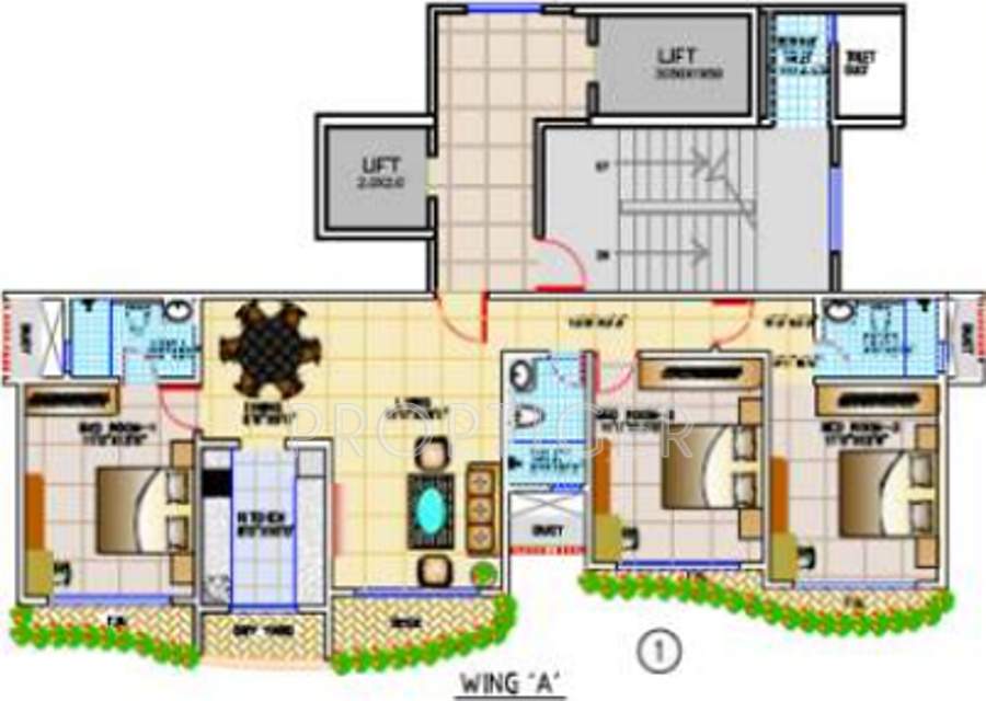 Images for Cluster Plan of Tridhaatu Aum