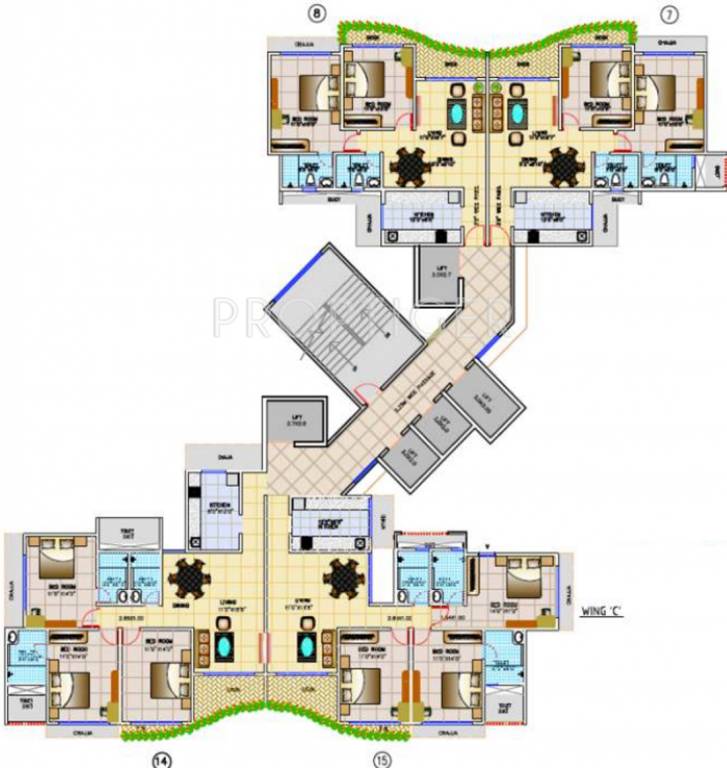 Images for Cluster Plan of Tridhaatu Aum