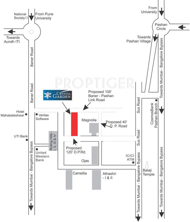  crystal garden Images for Location Plan of Paranjape Crystal Garden