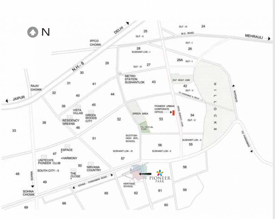presidia Location Plan