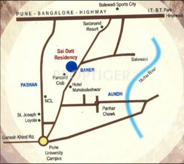 Sai Dutt Associates Sai Datt Residency Location Plan