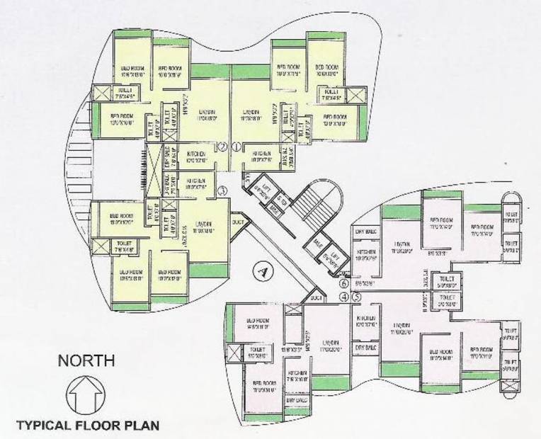 Images for Cluster Plan of Reputed Builder Adityavardhan Apartment