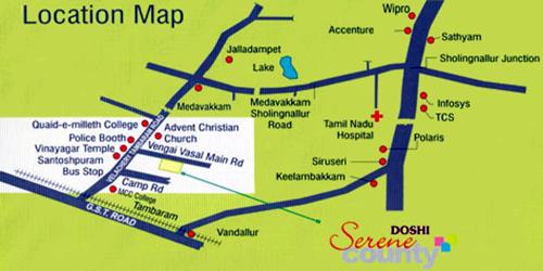 Images for Location Plan of Doshi Serene County serene-county Images for Location Plan of Doshi Serene County