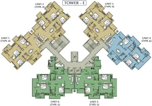 Images for Cluster Plan of RG Residency residency Images for Cluster Plan of RG Residency