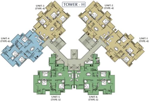Images for Cluster Plan of RG Residency residency Images for Cluster Plan of RG Residency