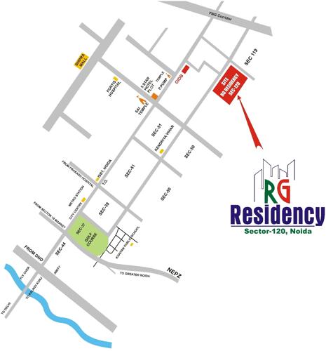 Images for Location Plan of RG Residency residency Images for Location Plan of RG Residency