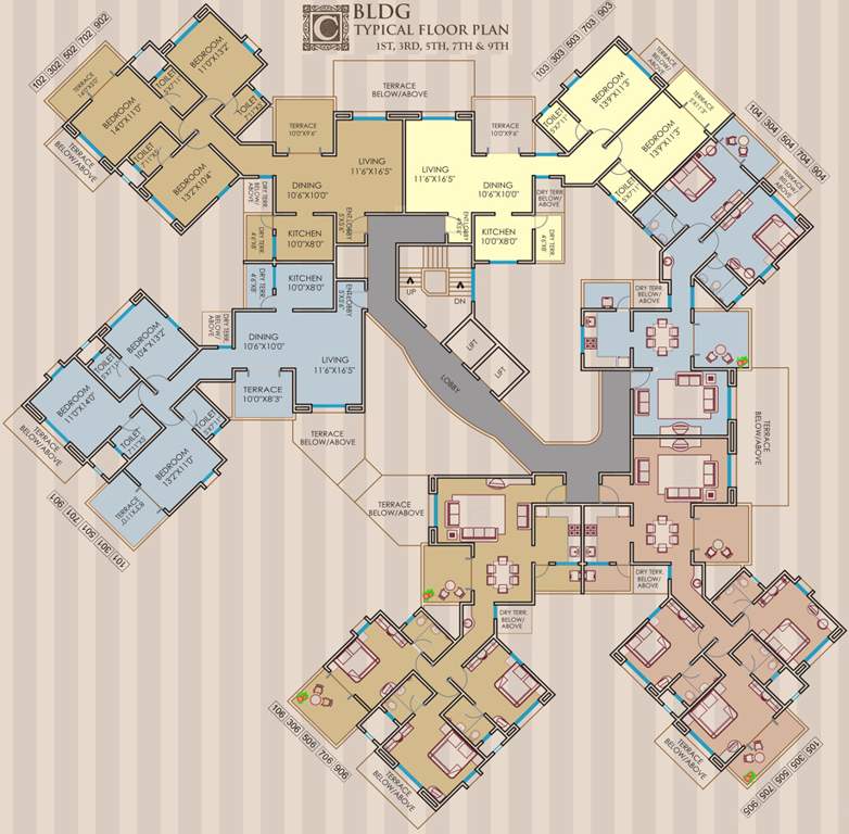  beverly hills Images for Cluster Plan of Rachana Beverly Hills