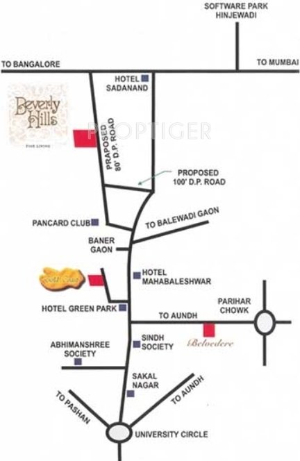 Images for Location Plan of Rachana Beverly Hills