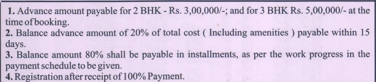 Images for Payment Plan of SMR Vinay Iconia Payment Plan
