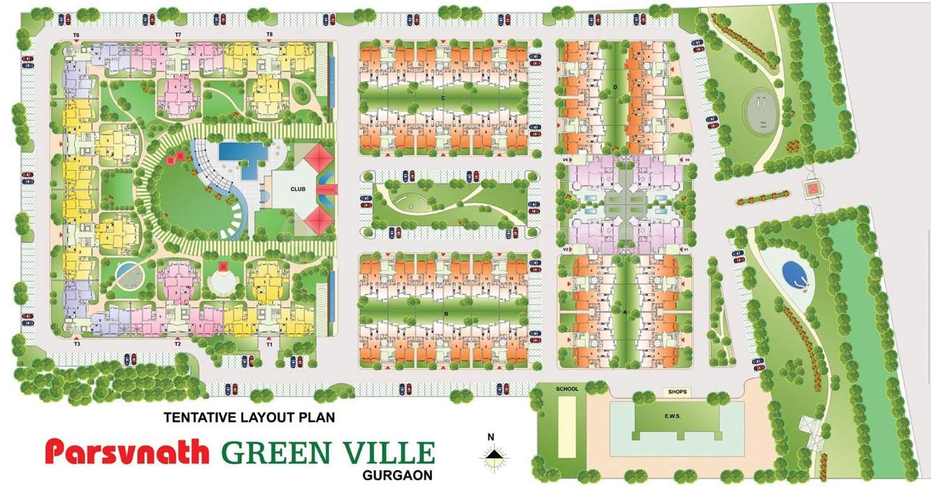  green ville Images for Master Plan of Parsvnath Green Ville