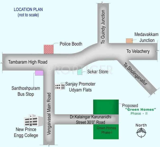 sanjay-homes-and-developers green-homes Location Plan