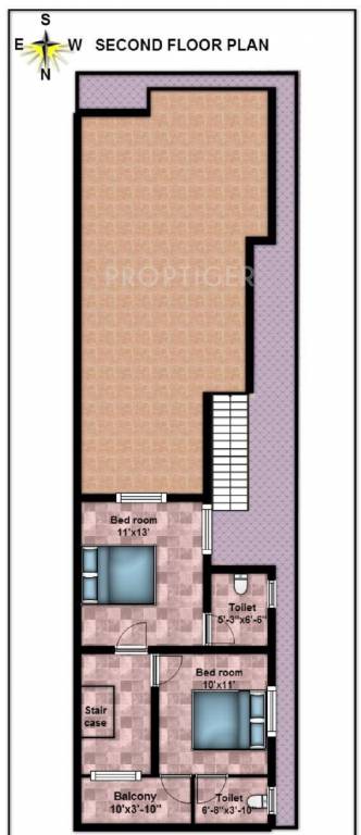 Anu Builders Vimala Nagar 2nd Floor Cluster Plan