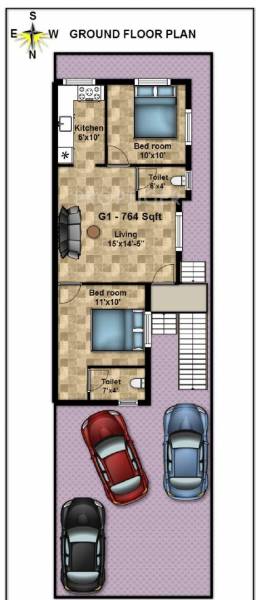 Ground Floor Cluster Plan Anu Builders Vimala Nagar Ground Floor Cluster Plan