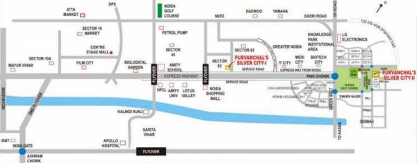 Images for Location Plan of Purvanchal Silver City 2