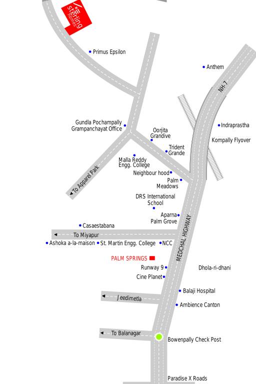 Images for Location Plan of Modi Sterling Homes